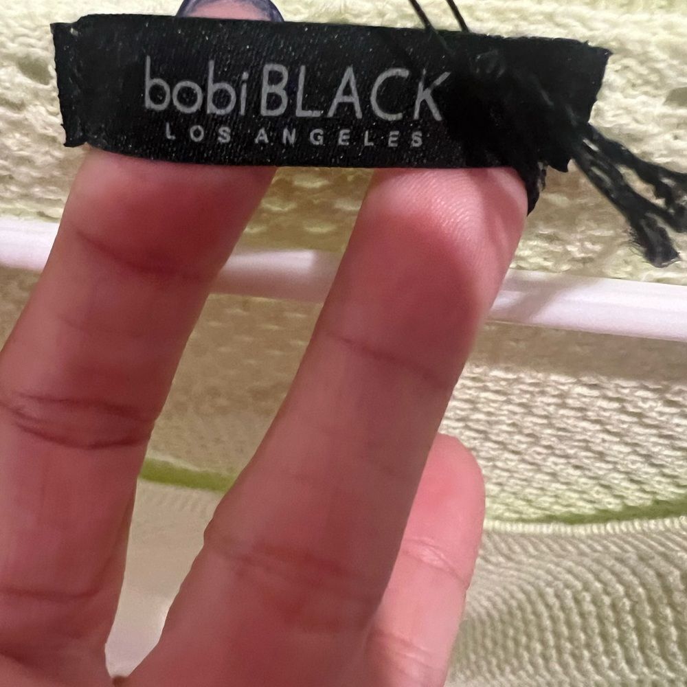 NWT Bobi LA black‎ revolve women's size small ombré long sleeves top - Picture 9 of 10